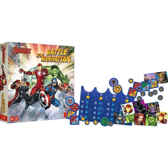 Imagine ChatGPT a spus: Joc de societate Marvel Răzbunătorii Lupta pentru Manhattan