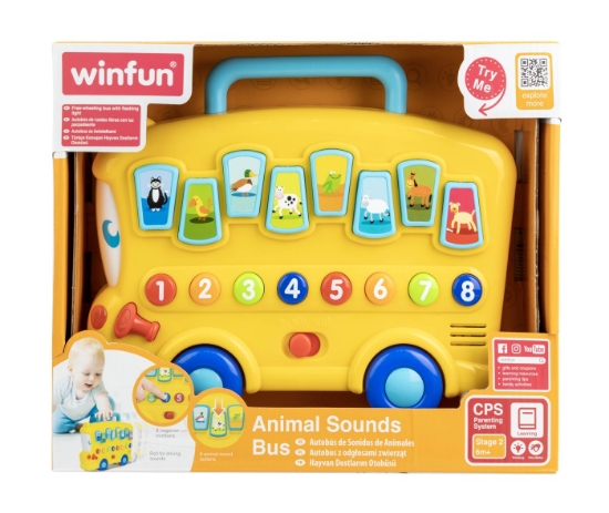 Imagine WINFUN AUTOBUZ CU SUNETE SI LUMINI