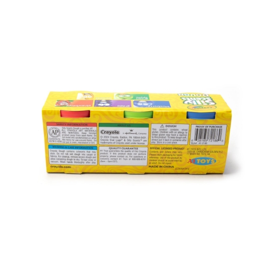 Imagine CRAYOLA SILLY SCENT SET 3 BORCANASE CU PLASTILINA PARFUMATA 142G