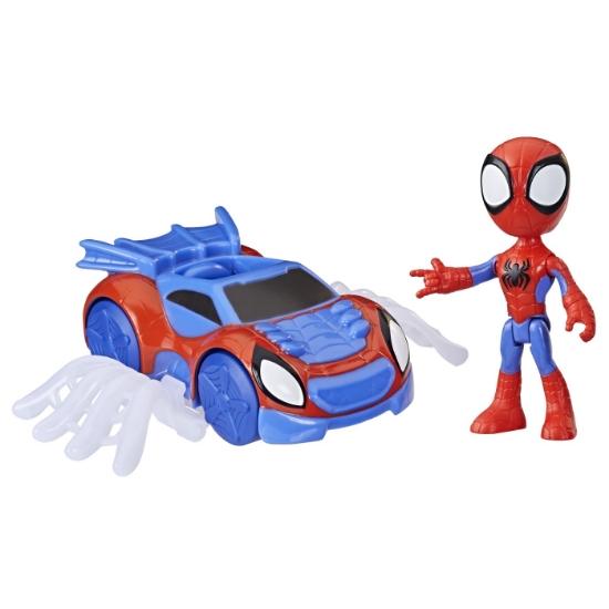 Imagine SPIDEY PRIETENII EXTRAORDINARI SET MASINUTA SI FIGURINA SI ACCESORIU SPIDEY