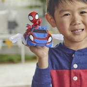 Imagine SPIDEY PRIETENII EXTRAORDINARI SET MASINUTA SI FIGURINA SI ACCESORIU SPIDEY