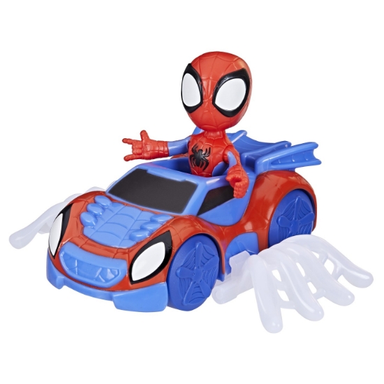 Imagine SPIDEY PRIETENII EXTRAORDINARI SET MASINUTA SI FIGURINA SI ACCESORIU SPIDEY