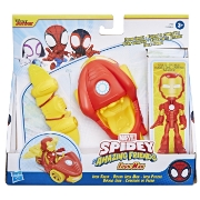 Imagine SPIDEY PRIETENII EXTRAORDINARI SET MASINUTA SI FIGURINA SI ACCESORIU IRON MAN