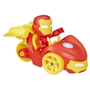 Imagine SPIDEY PRIETENII EXTRAORDINARI SET MASINUTA SI FIGURINA SI ACCESORIU IRON MAN