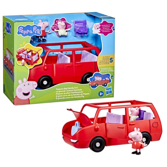 Imagine PEPPA PIG MASINA FAMILIEI PEPPA CU FIGURINE