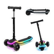 Imagine TROTINETA CU LUMINI KINDERKRAFT RAKET, BLACK