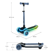 Imagine TROTINETA CU LUMINI KINDERKRAFT RAKET, BLUE