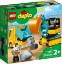 Imagine LEGO DUPLO  CAMION SI EXCAVATOR PE SENILE 10931
