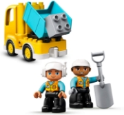 Imagine LEGO DUPLO  CAMION SI EXCAVATOR PE SENILE 10931