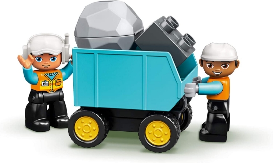 Imagine LEGO DUPLO  CAMION SI EXCAVATOR PE SENILE 10931