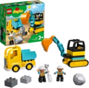 Imagine LEGO DUPLO  CAMION SI EXCAVATOR PE SENILE 10931