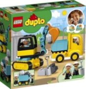 Imagine LEGO DUPLO  CAMION SI EXCAVATOR PE SENILE 10931