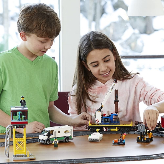 Imagine LEGO CITY TREN MARFAR