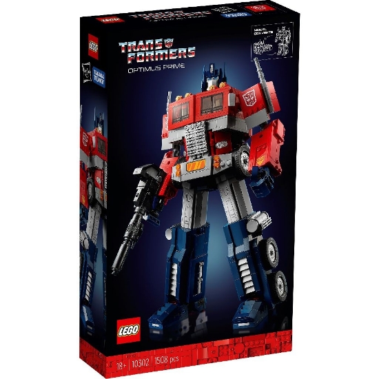 Imagine LEGO ICONS OPTIMUS PRIME 10302