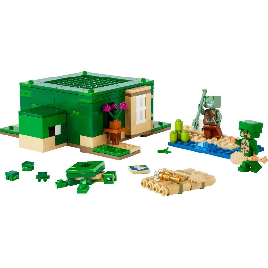 Imagine LEGO MINECRAFT CASA DE PE PLAJA TESTOASELOR 21254
