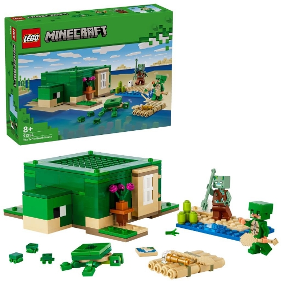 Imagine LEGO MINECRAFT CASA DE PE PLAJA TESTOASELOR 21254