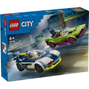 Imagine LEGO CITY URMARIRE CU MASINA DE POLITIE SI MASINA PUTERNICA 60415
