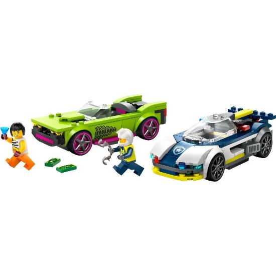 Imagine LEGO CITY URMARIRE CU MASINA DE POLITIE SI MASINA PUTERNICA 60415