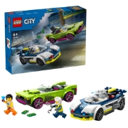 Imagine LEGO CITY URMARIRE CU MASINA DE POLITIE SI MASINA PUTERNICA 60415