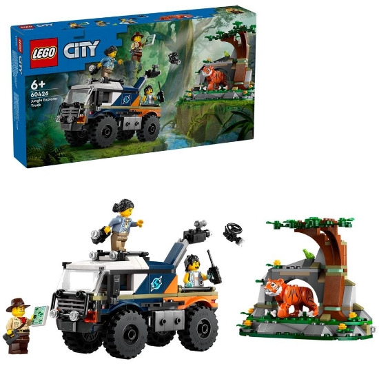 Imagine LEGO CITY CAMIONUL OFF-ROAD AL UNUI EXPLORATOR AL JUNGLEI 60426