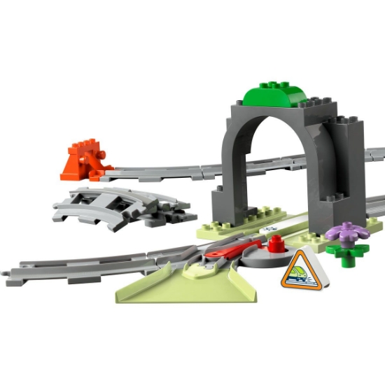 Imagine LEGO DUPLO Set de extindere tunel cu șine de cale ferată 10425