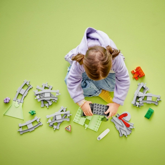 Imagine LEGO DUPLO Set de extindere tunel cu șine de cale ferată 10425