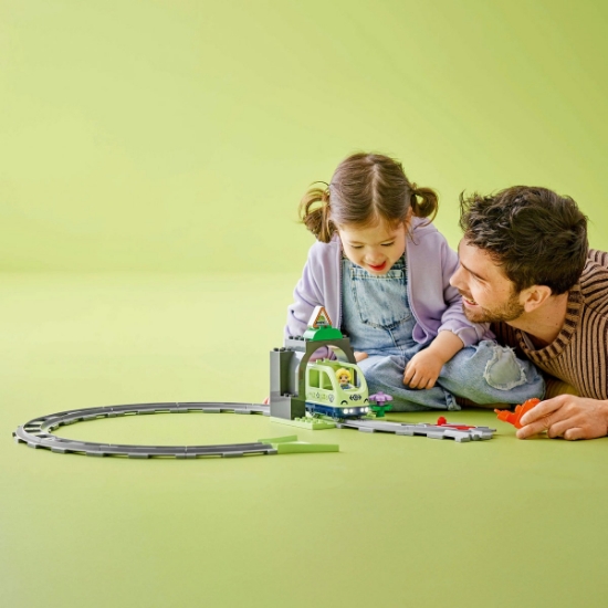 Imagine LEGO DUPLO Set de extindere tunel cu șine de cale ferată 10425
