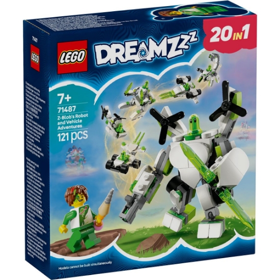 Imagine LEGO DREAMZZZ AVENTURILE CU ROBOTI SI VEHICULE ALE LUI Z-BLOB 71487