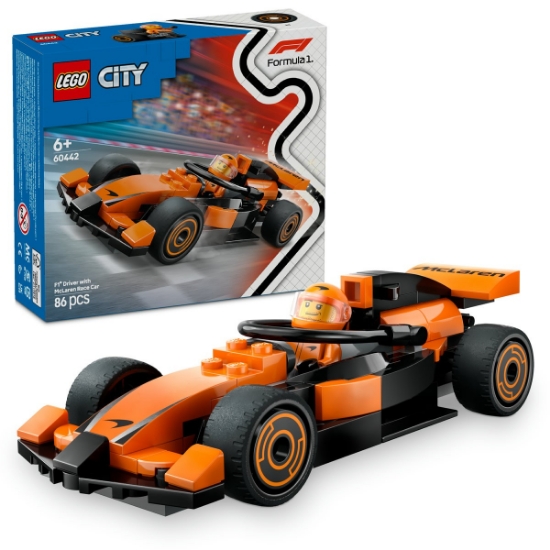 Imagine LEGO CITY PILOT F1 CU MASINA DE CURSE MCLAREN 60442