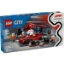 Imagine LEGO CITY BOXA SI MECANICI F1 CU MASINA FERRARI 60443