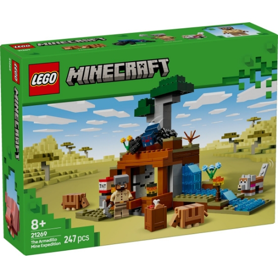 Imagine LEGO MINECRAFT EXPEDITIA DE MINERIT CU TATU 21269