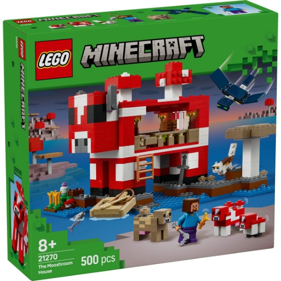 Imagine LEGO MINECRAFT CASA MOOSHROOM 21270