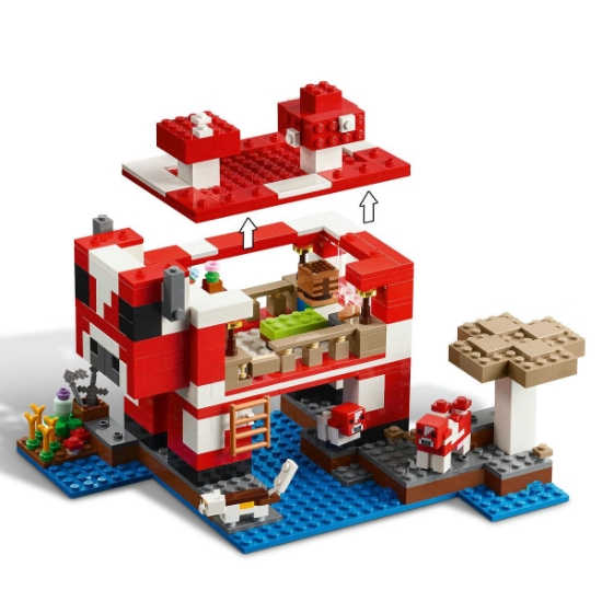 Imagine LEGO MINECRAFT CASA MOOSHROOM 21270