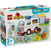 Imagine LEGO DUPLO AMBULANTA SI SOFER 10447
