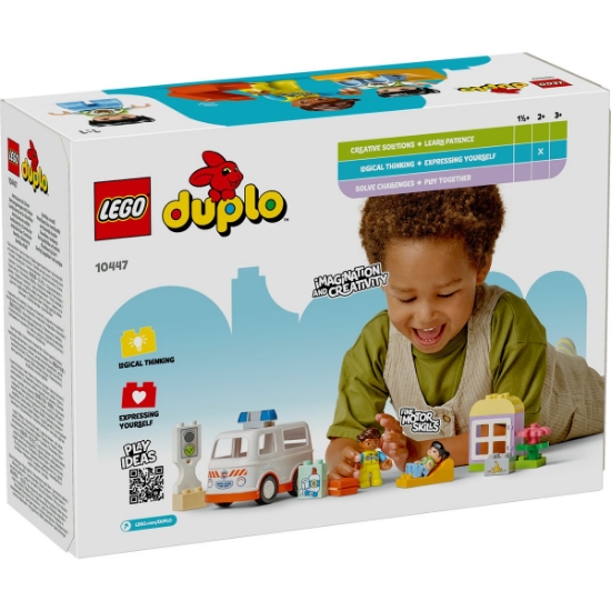 Imagine LEGO DUPLO AMBULANTA SI SOFER 10447