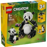 Imagine LEGO CREATOR ANIMALE SALBATICE: FAMILIA DE URSI PANDA 31165