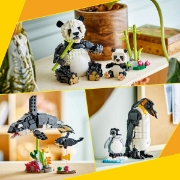 Imagine LEGO CREATOR ANIMALE SALBATICE: FAMILIA DE URSI PANDA 31165