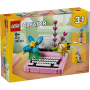 Imagine LEGO CREATOR MASINA DE SCRIS CU FLORI 31169