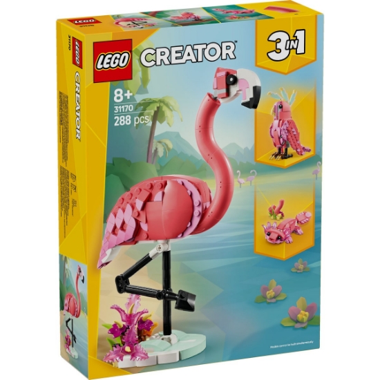 Imagine LEGO CREATOR ANIMALE SALBATICE FLAMINGO ROZ 31170 