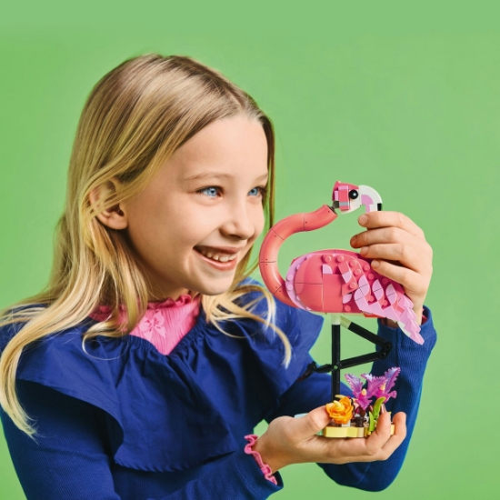 Imagine LEGO CREATOR ANIMALE SALBATICE FLAMINGO ROZ 31170 