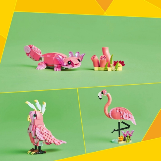 Imagine LEGO CREATOR ANIMALE SALBATICE FLAMINGO ROZ 31170 