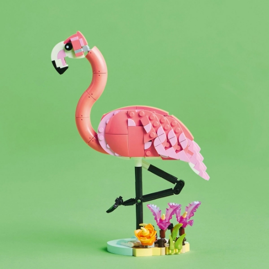 Imagine LEGO CREATOR ANIMALE SALBATICE FLAMINGO ROZ 31170 