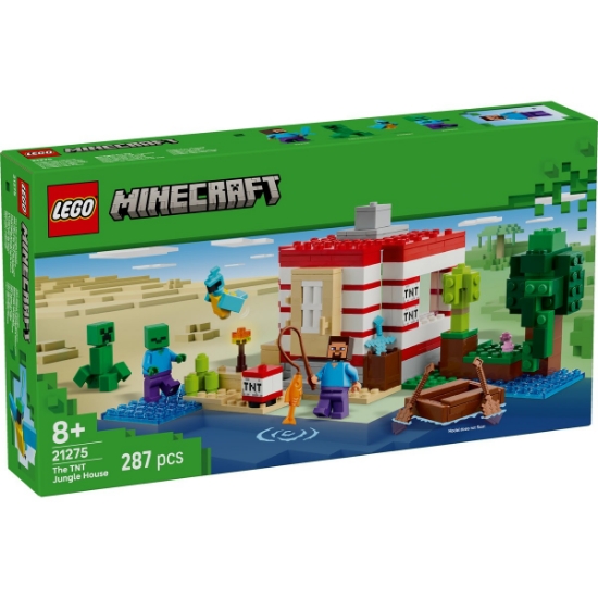 Imagine LEGO MINECRAFT CASA TNT DIN JUNGLA 21275