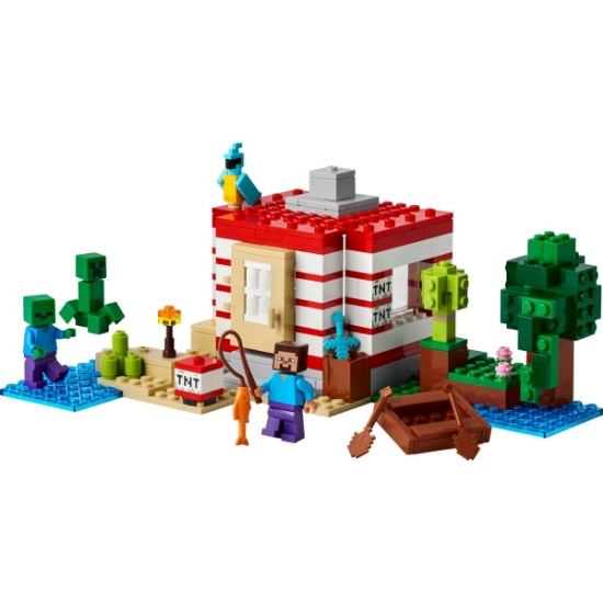 Imagine LEGO MINECRAFT CASA TNT DIN JUNGLA 21275
