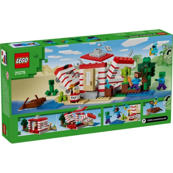 Imagine LEGO MINECRAFT CASA TNT DIN JUNGLA 21275