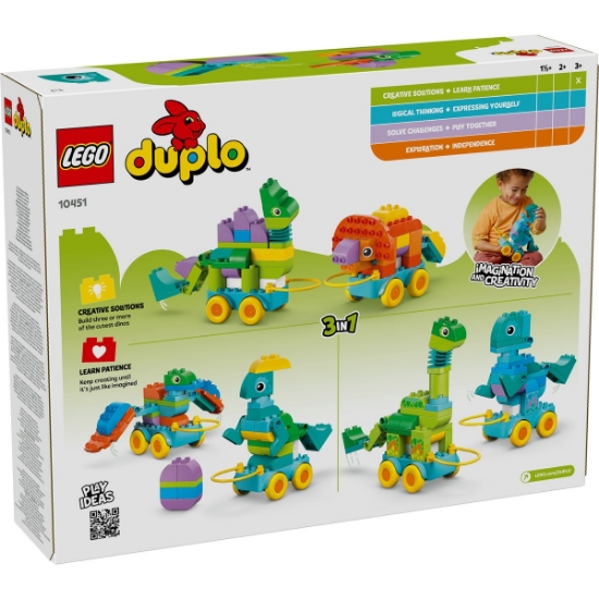 Imagine LEGO DUPLO DINOZAURI PE ROTI 3 IN 1 10451