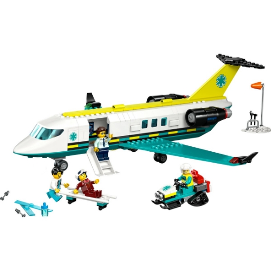 Imagine LEGO CITY AVION AMBULANTA PENTRU URGENTE 60465