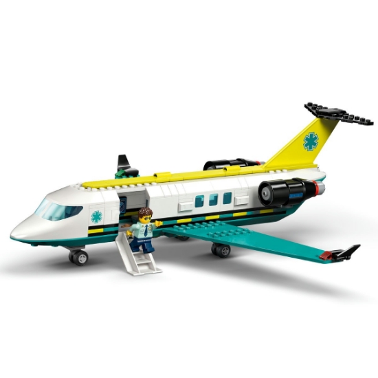Imagine LEGO CITY AVION AMBULANTA PENTRU URGENTE 60465