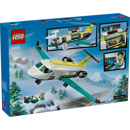 Imagine LEGO CITY AVION AMBULANTA PENTRU URGENTE 60465