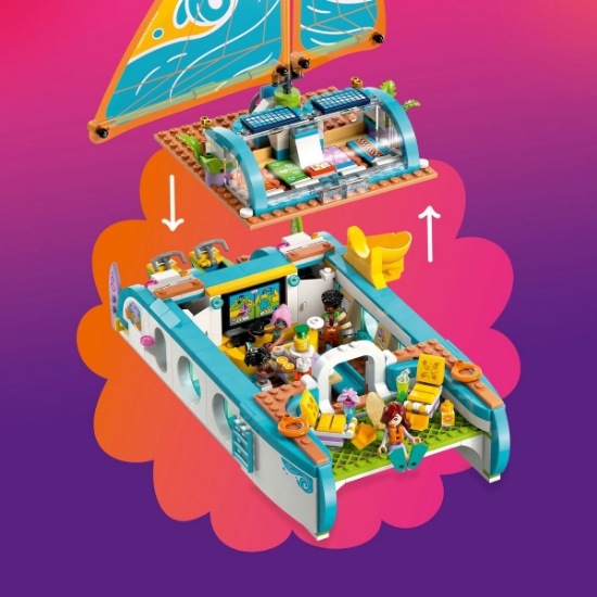Imagine LEGO FRIENDS CALATORIA AVENTUROASA CU BARCA 42664